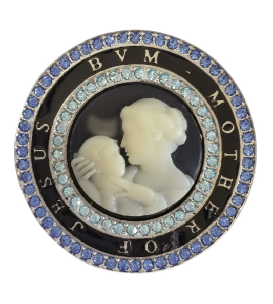 Cameo Brooch Vintage Style Jewelry Pins Necklace Pendant Charm Brooches Jacket