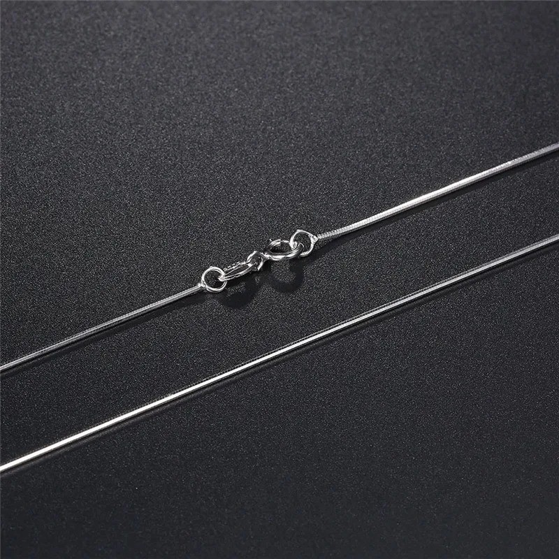Men&Women’s 925 Sterling Silver Tarnish-Free Italian Snake Chain Necklace 16-24*