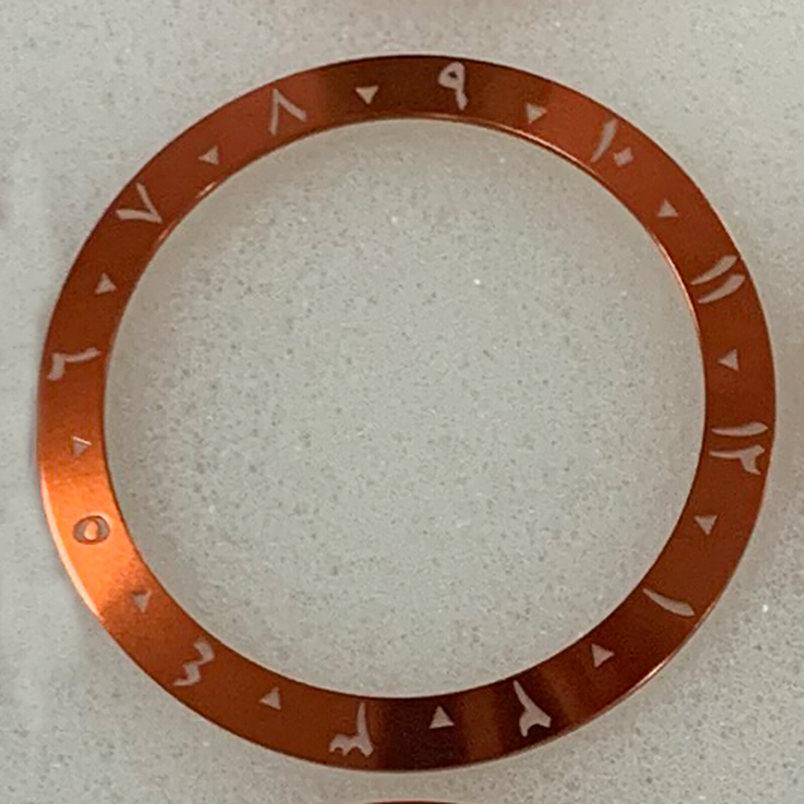 38mm*30.5mm Watch Bezel Insert For 40MM SUB GMT Watch Replacement Accessories