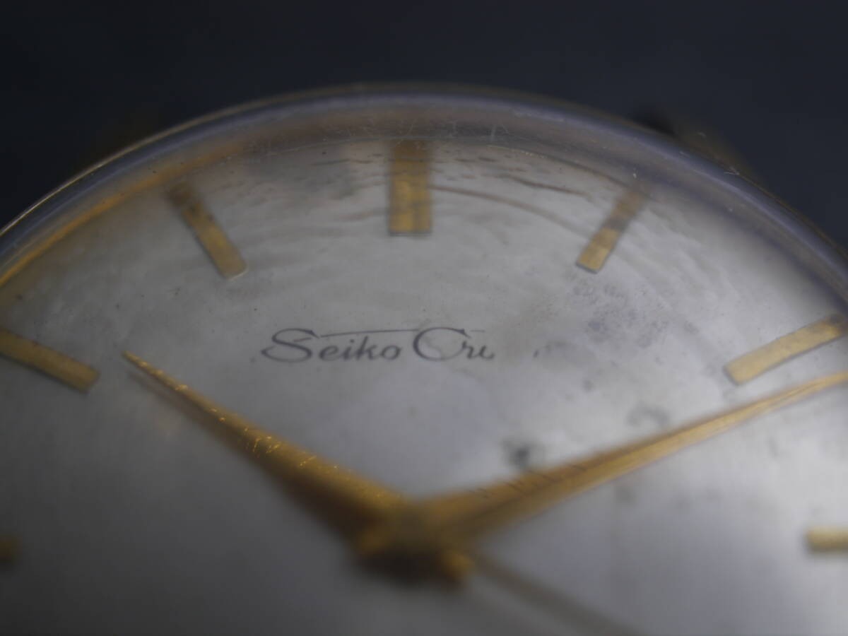 SEIKO Crown 21 Jewels Hand Wound 3 Hands J15003E for Men Men’s Wristwatch ac836