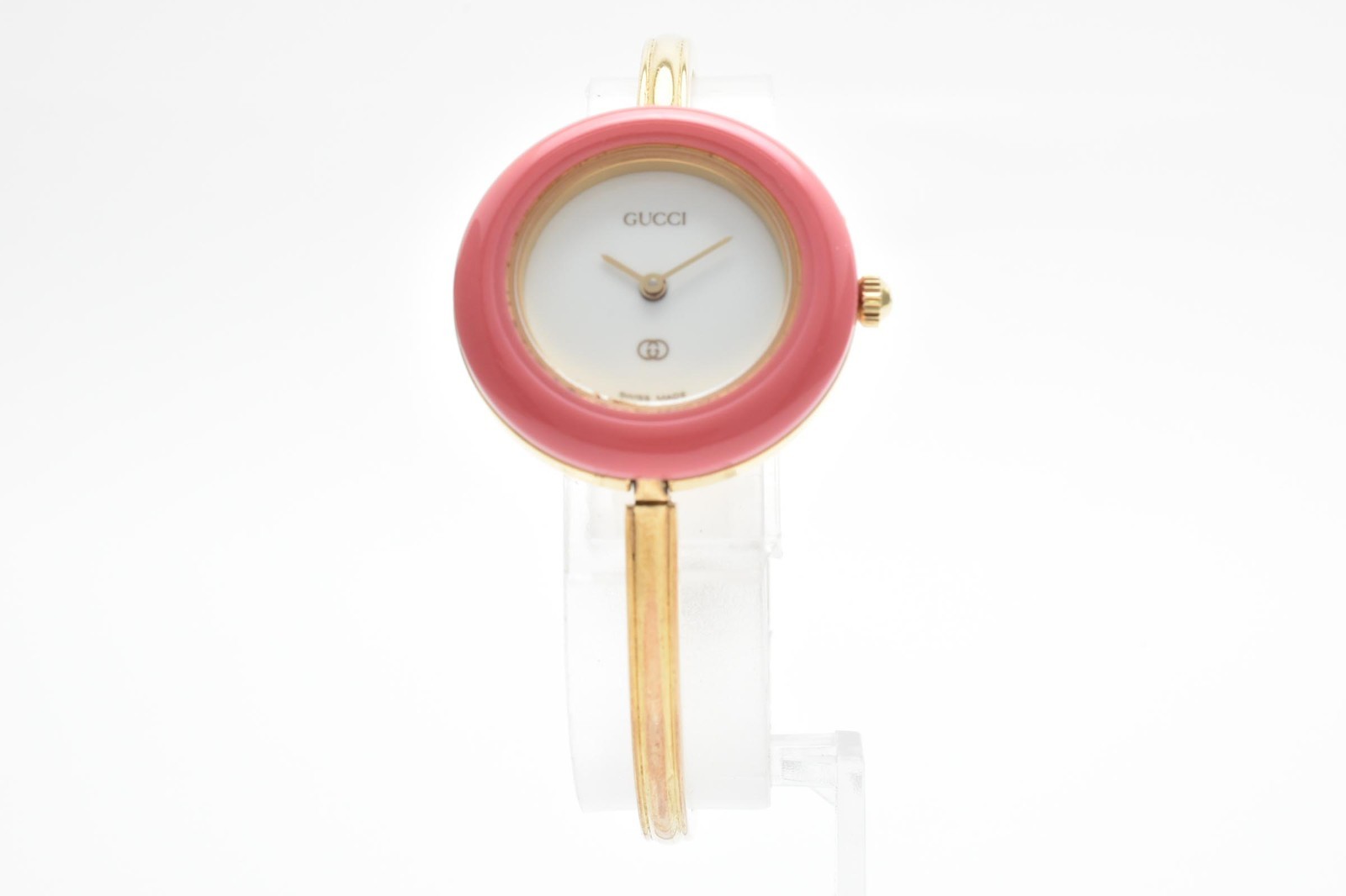 GUCCI Change Bezel 11/12.2 1100L Gold Vintage Quartz Woman’s Watch with Box