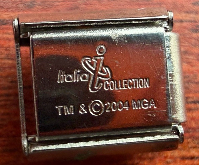BRATZ Blue “BRATS” LOGO ORIGINAL Italia CHARM Collection single Link 9mm