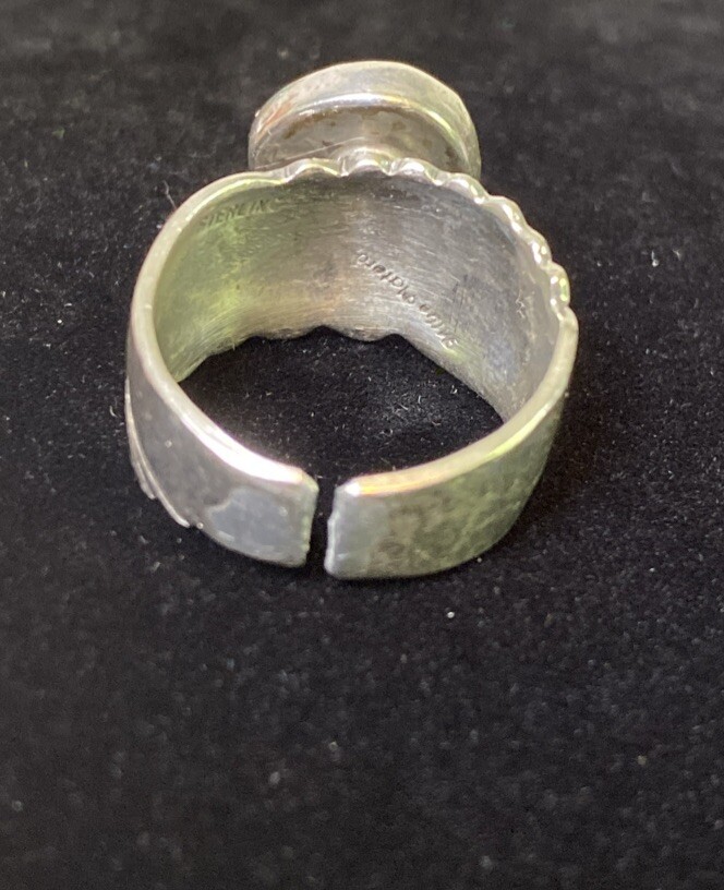 925 Sterling Silver Lot Of 4 Rings Sz. Varies Multiple Stones C11