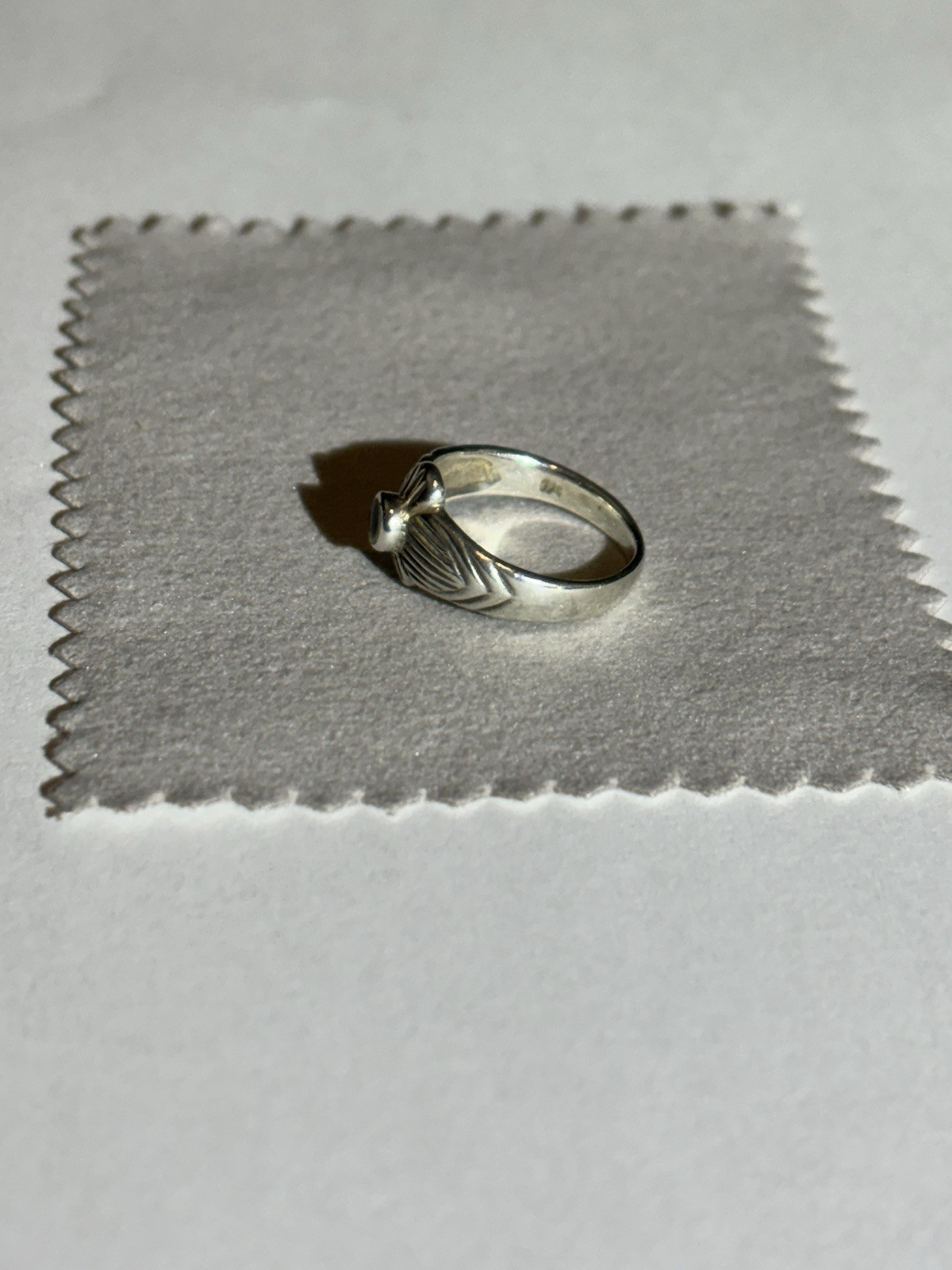 Size 3.25 Vintage Ring Sterling Silver