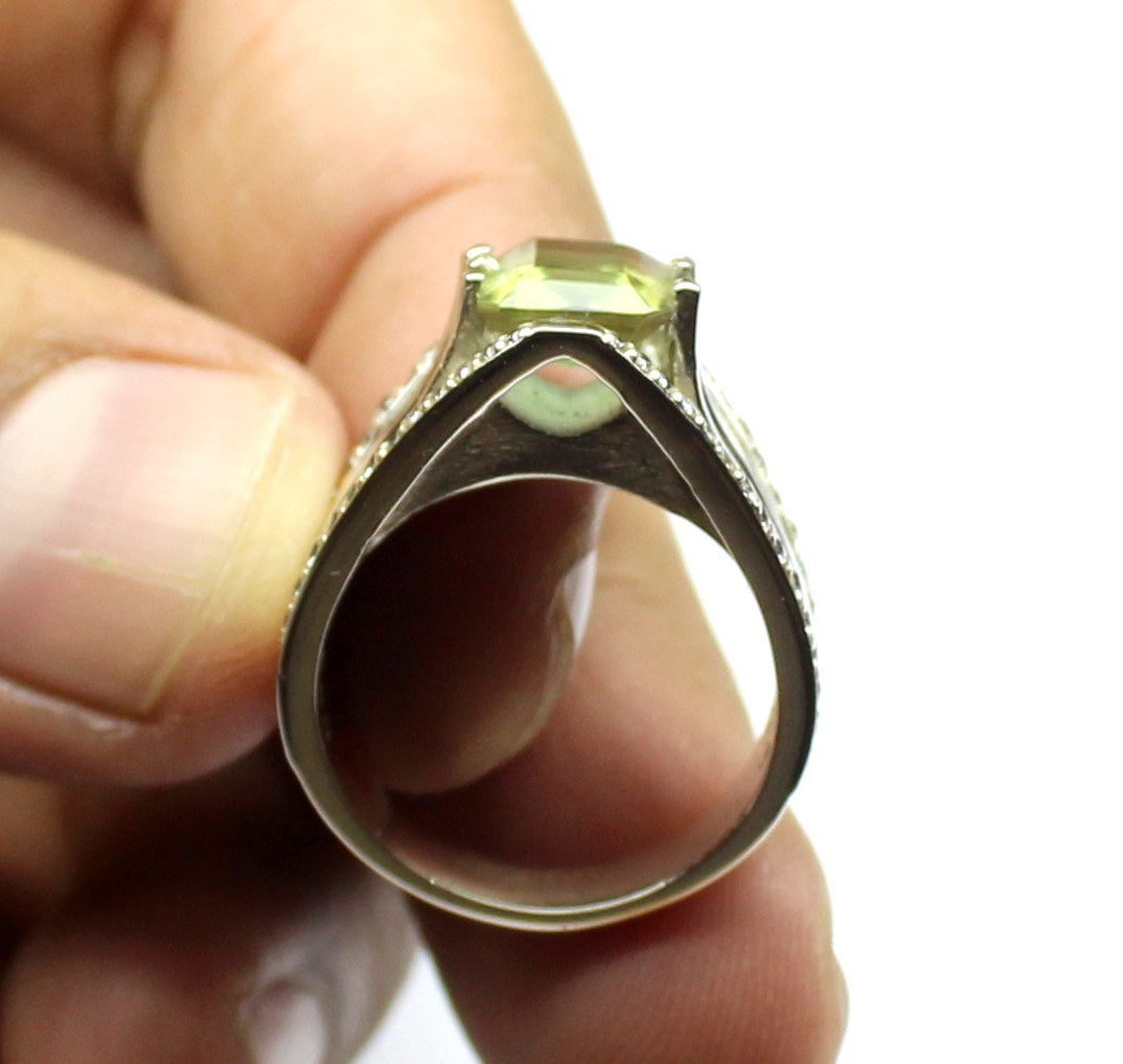Genuinely Color Change Russian Zultanite Sterling Silver Ring, Alexandrite Ring