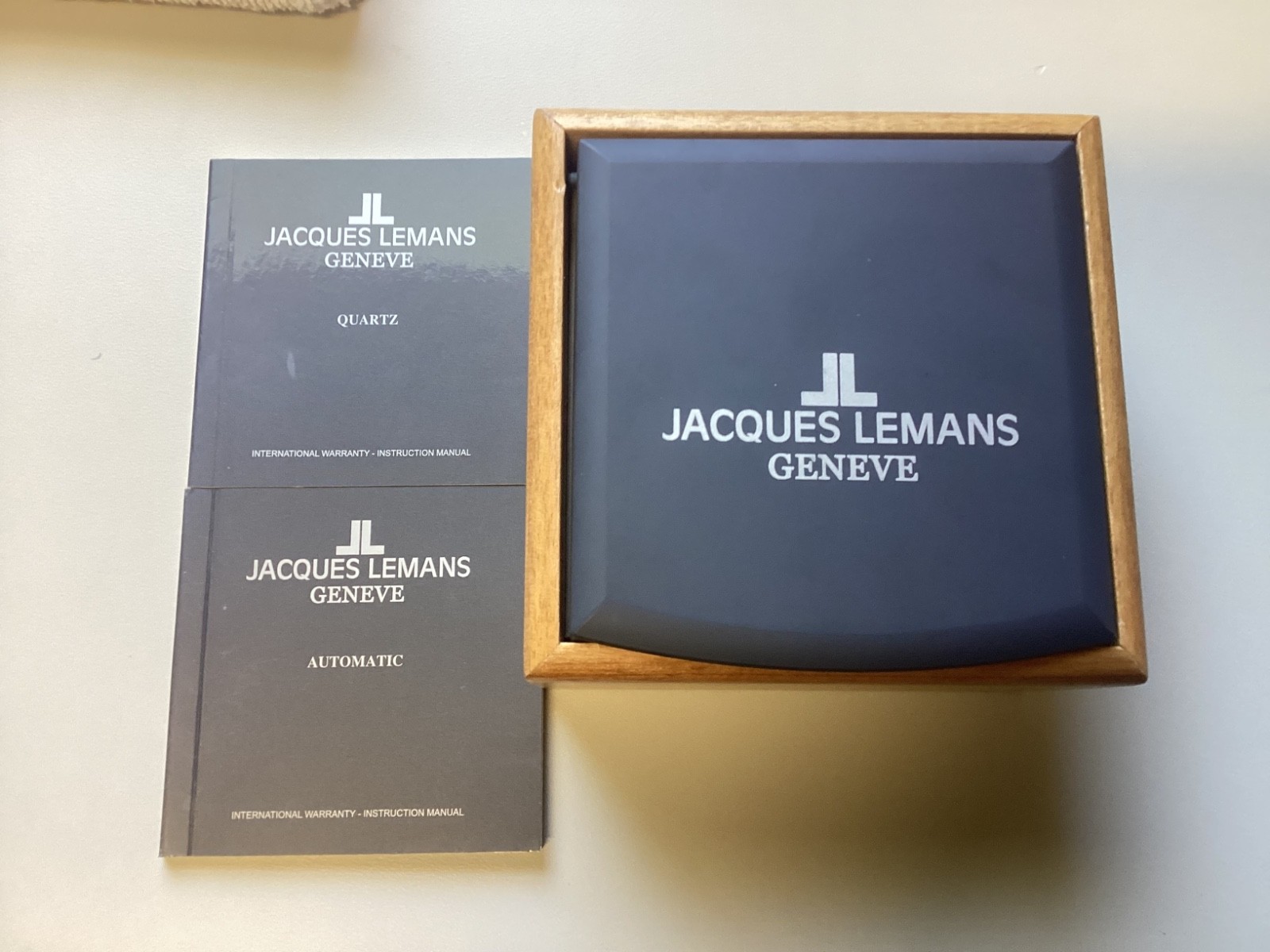 Jacques Lemans Rose Gold Swiss Chronograph , Valjoux 7750 Movement Rare Vtg. NIB