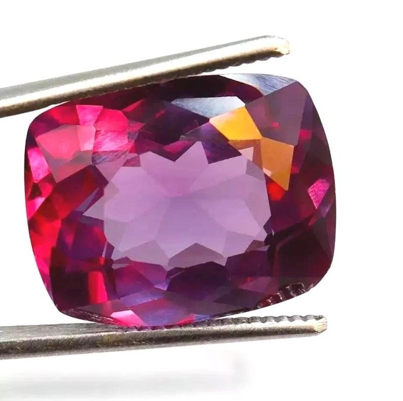9.56 Ct Natural Alexandrite Ring Color Change Statement Jewelry