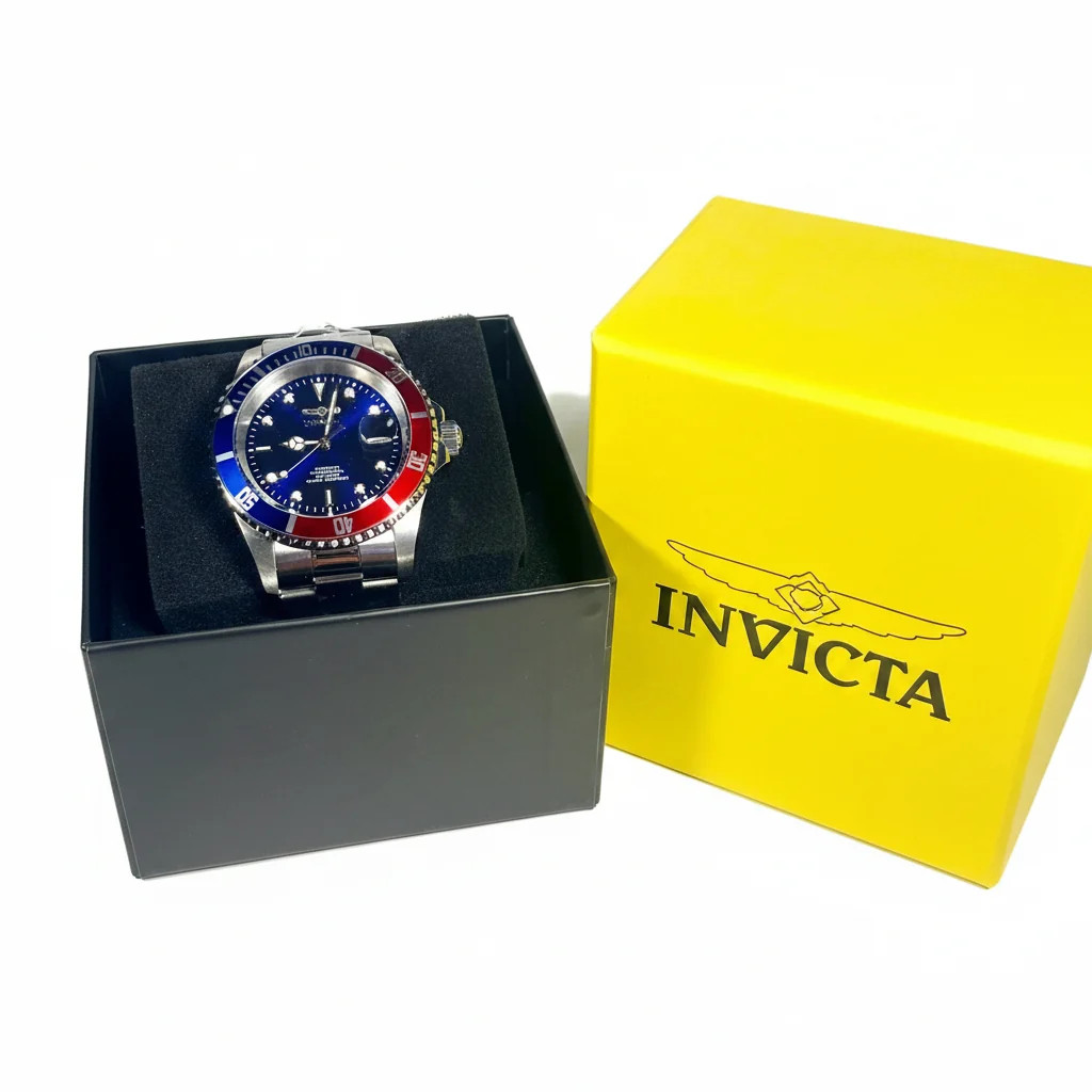 5053OBXL Invicta Mens Pro Diver Bathyos 43mm Stainless Steel Blue Dial Watch