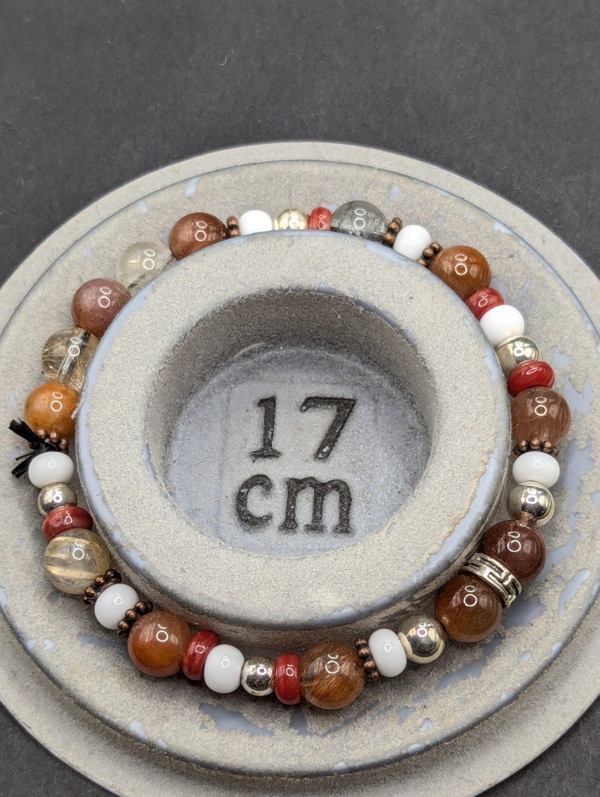 Mix Pink White 6/0 Seed Glass Beaded Stretch Bracelet (17cm) Medium/Small Wrist