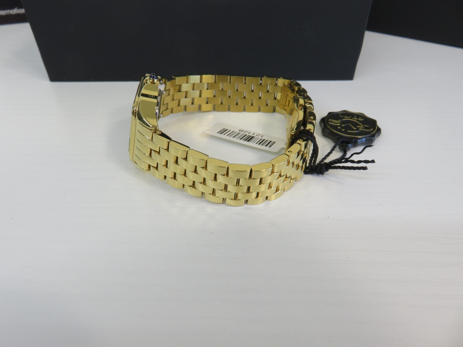 GV2 by Gevril Women’s 12112B Milan Swiss Quartz IPYG Steel Diamond Watch
