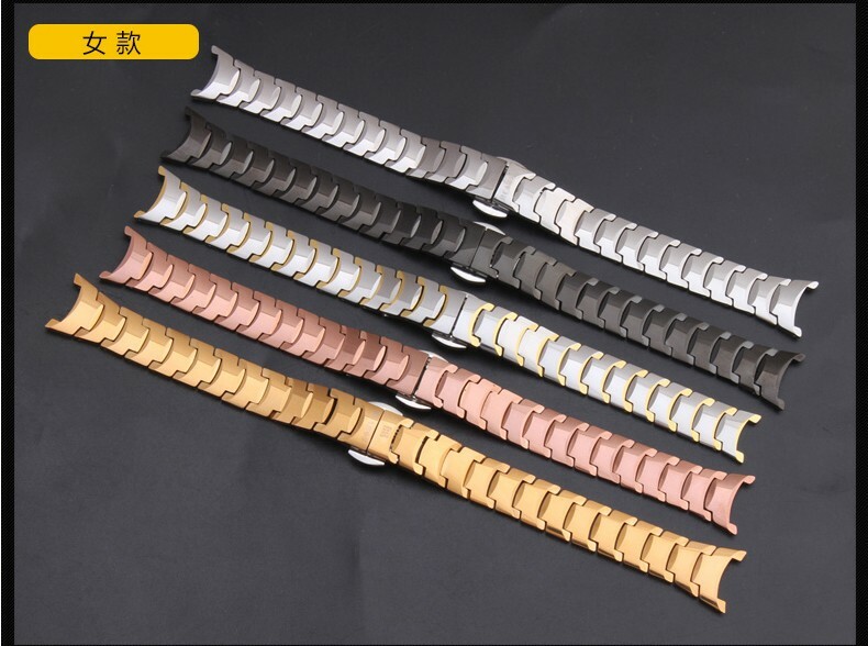 26mm 15mm Stainless Steel Bracelet for Rado 6027 Watch Strap Watchband + Buckle