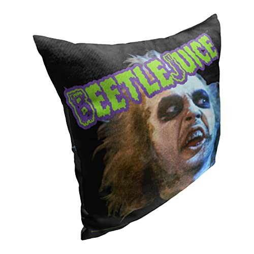 Beetlejuice Pillow, 18″ x 18″ 18 x 18-Inch World Tour