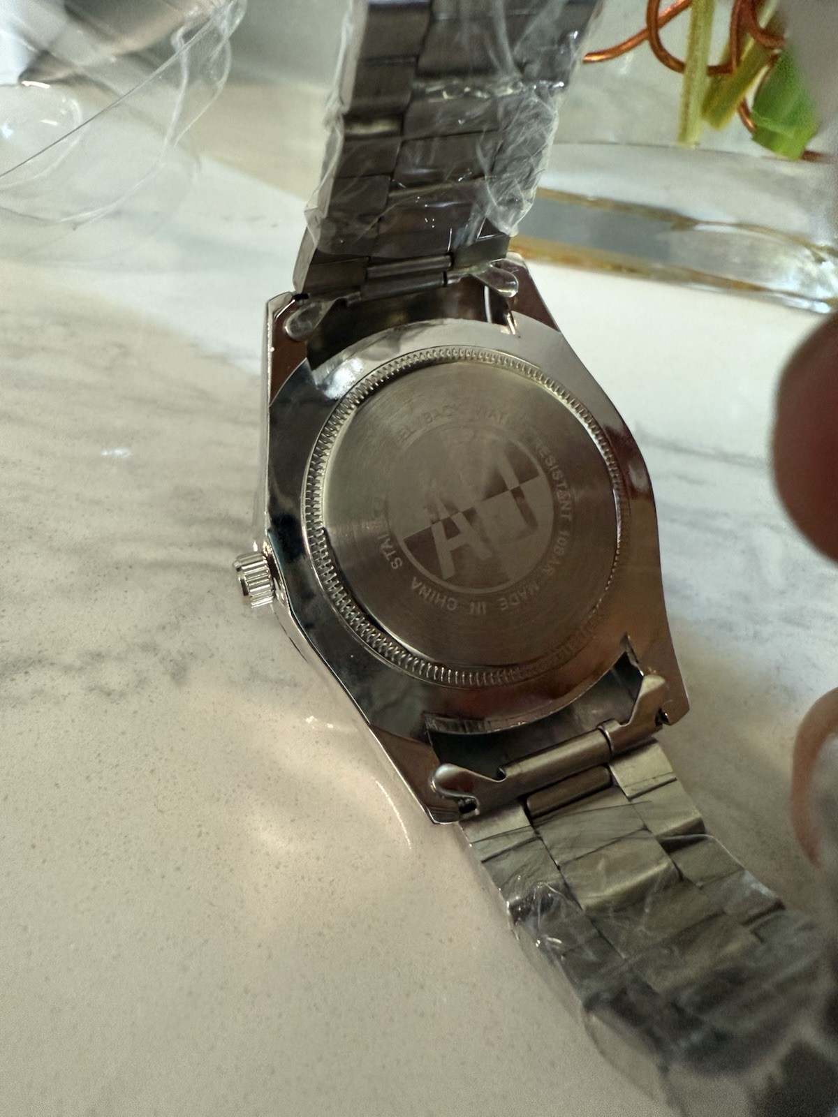 AJ. USA Watch for Men’s Stainless Steel Water Resistant New Battery