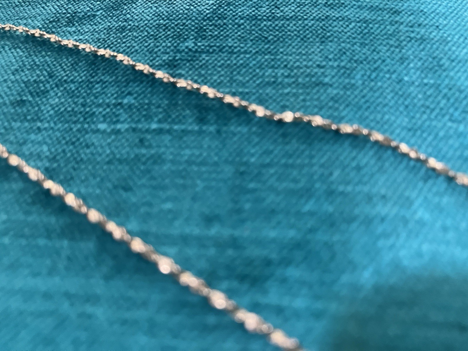 Vtg 14k Yellow Gold Necklace 24” Twist Chain 1.2 mm Less Than A Gram