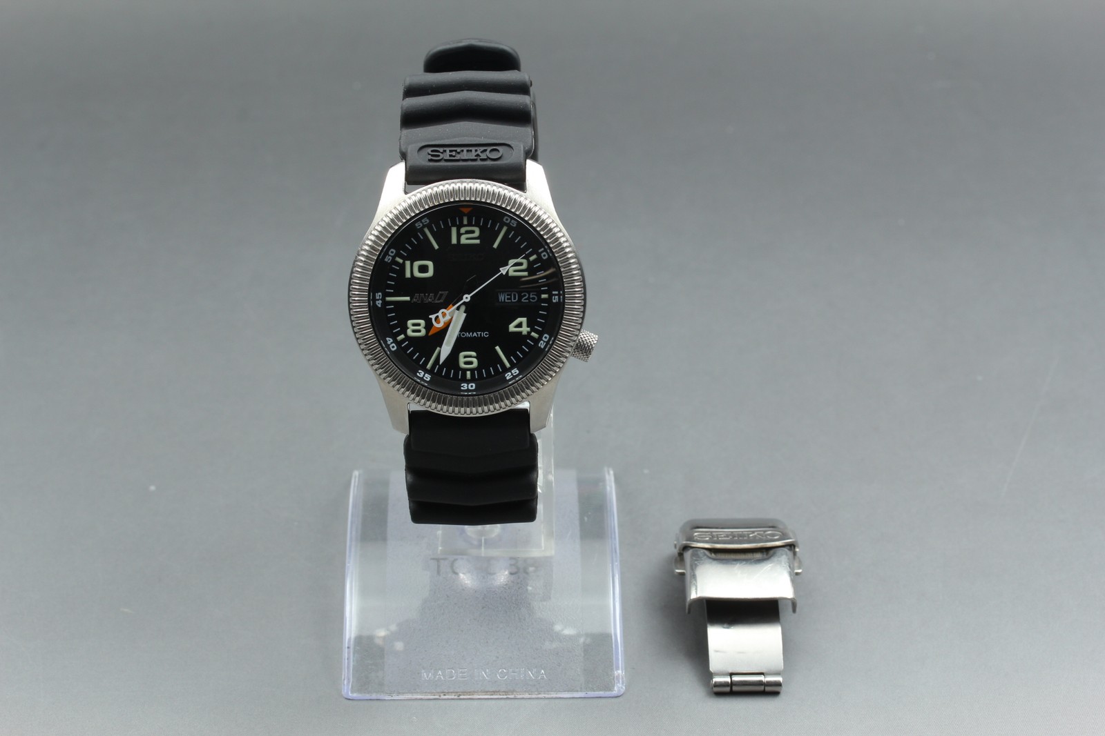 Serviced O.H MINT SEIKO ANA Pilot Limited 7S26-0620 Black Men’s Automatic Watch