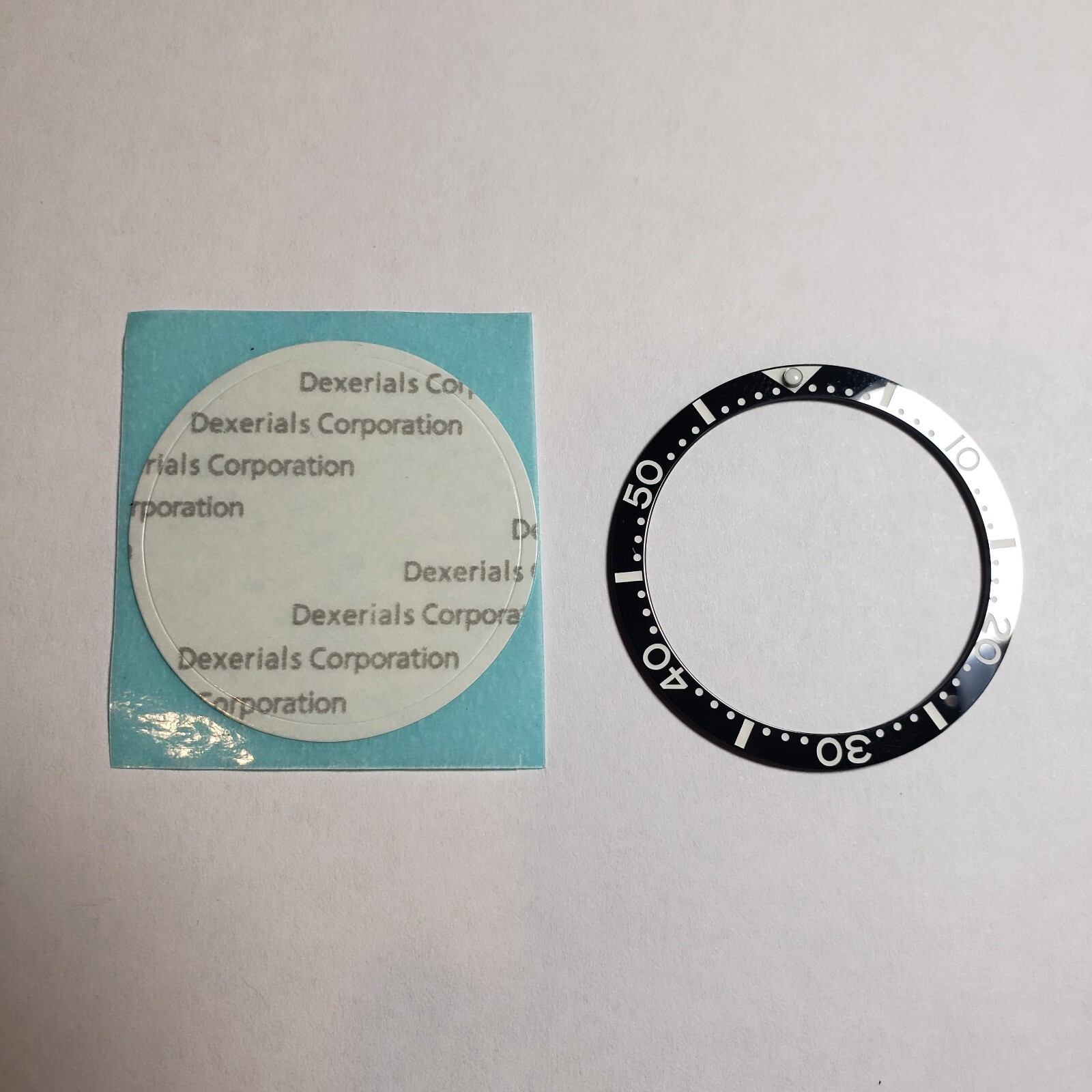 BLACK CERAMIC 38mm FULL LUME FLAT BEZEL INSERT for SEIKO With Pip