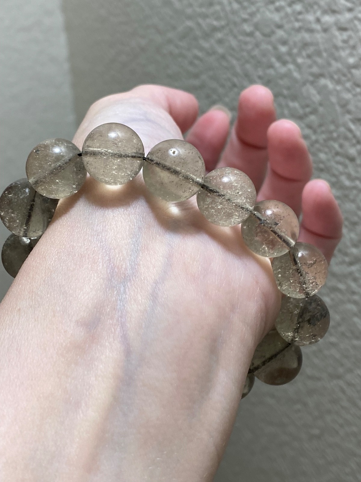 ☀️ Genuine Libyan Desert Glass Bracelet ☀️ 14.2mm Beads | 7 inch