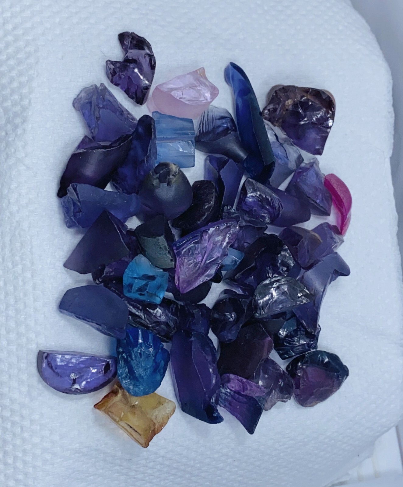 50 Ct Lot Beautiful Color Changing Alexandrite Rough Natural Loose Gemstone AX