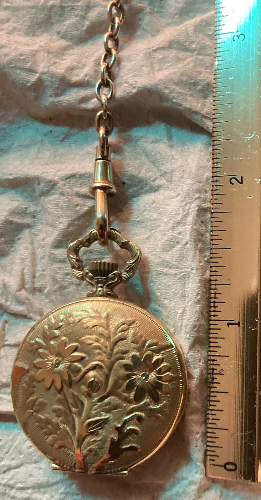 ANTIQUE 1920’s 22K/885 SOLID GOLD ART DECO WATCH FOB – 17.5g