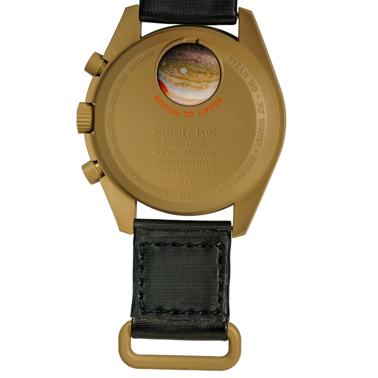 OMEGA x Swatch Mission to Jupiter MoonSwatch Beige Unisex Adults Watch -SO33C100