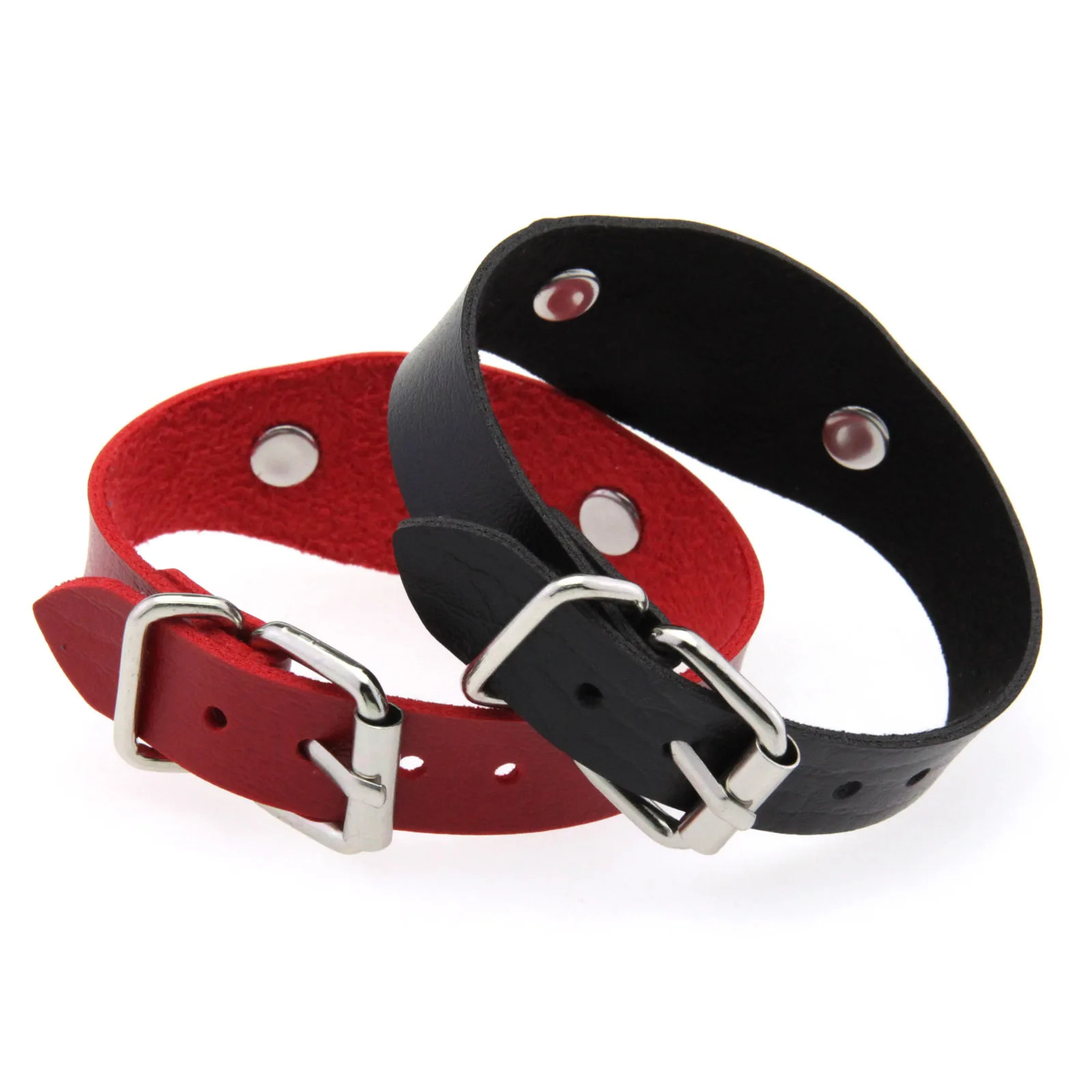 Punk Gothic Style PU Leather Jewelry Heart Bracelet Lover Bangle Holiday Party
