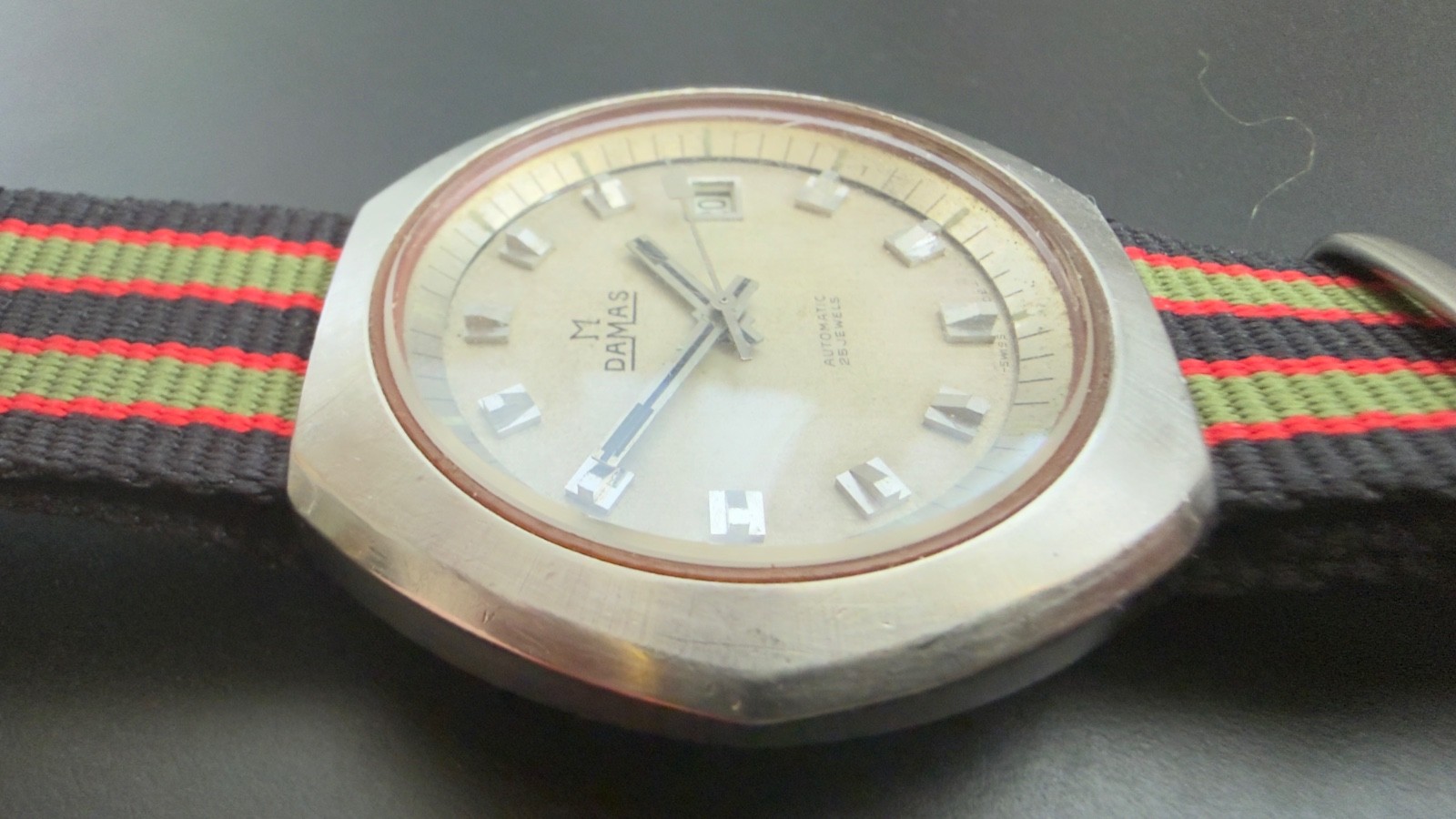Vintage Damas Automatic 25 Jewels ETA 2783 42mm Swiss Made 1970s