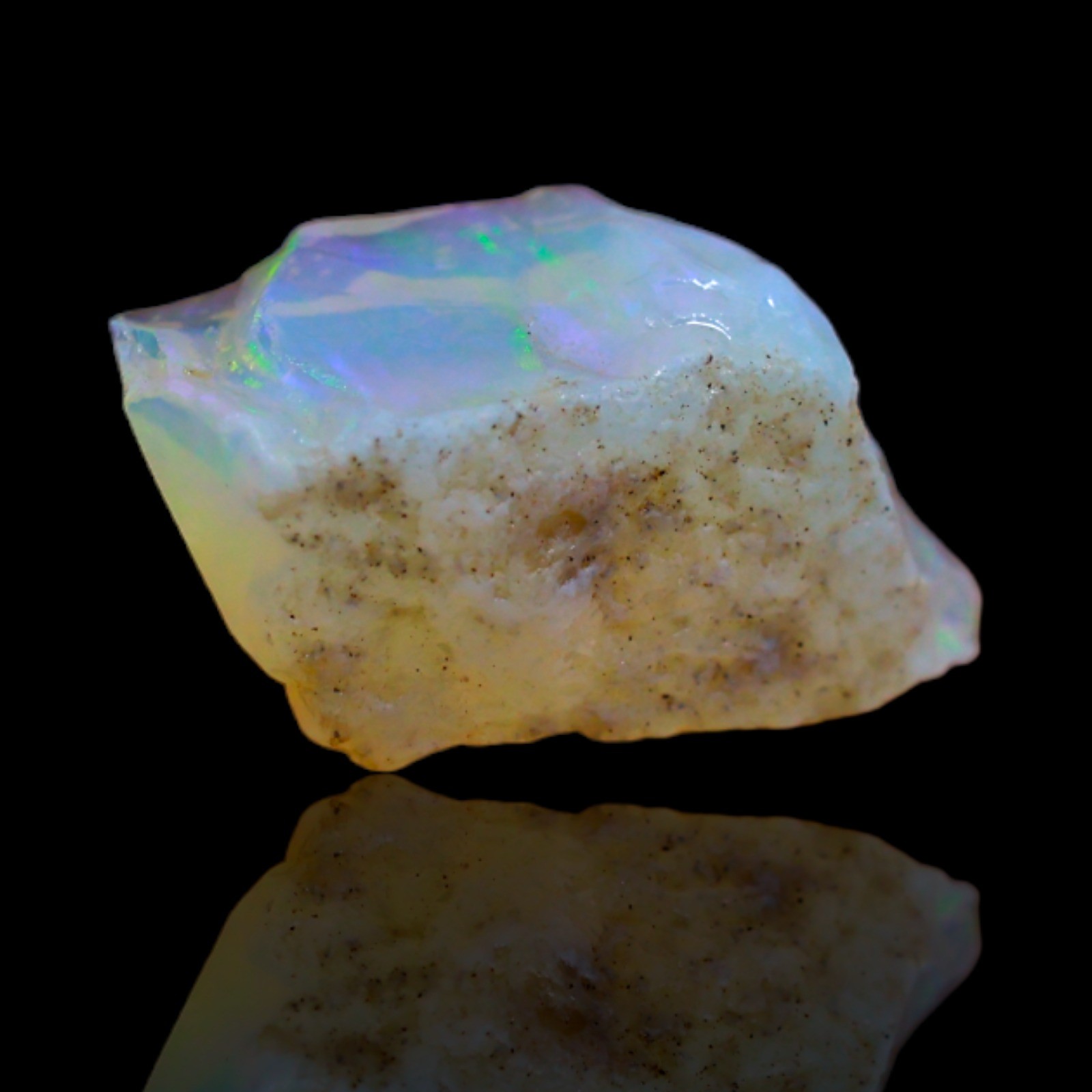5.15 Cts Natural Australian Fire Opal Gemstone Wire Wrapped Rough 16x10x4 mm
