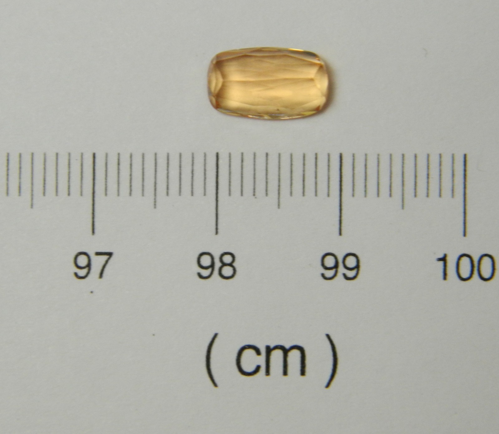 Imperial Topaz 2.10 Ct Clarity IF W/Chip Cushion Cut Natural Golden Brazil I025
