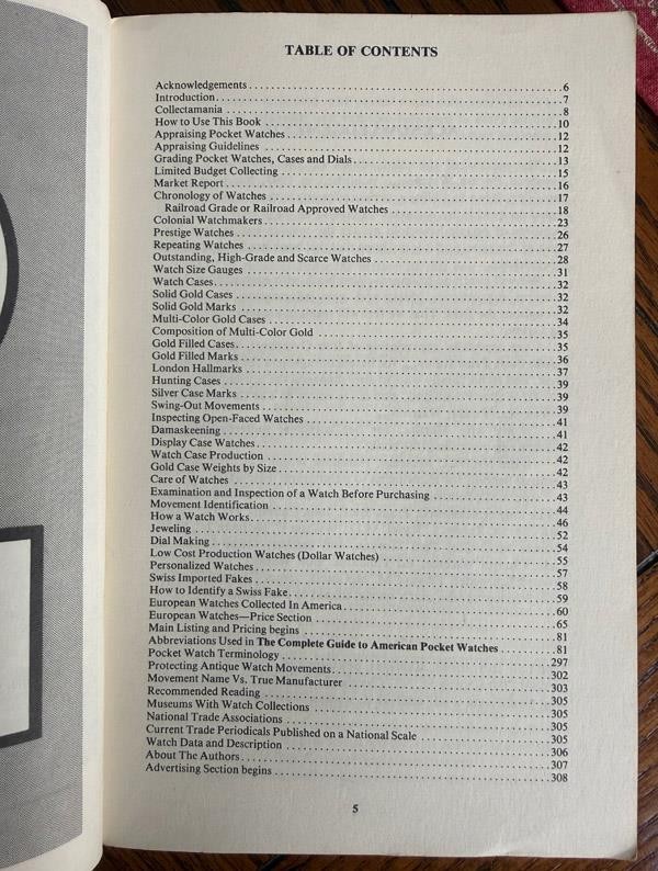 The Complete Guide to American Pocket Watches Watch Identification No. 4