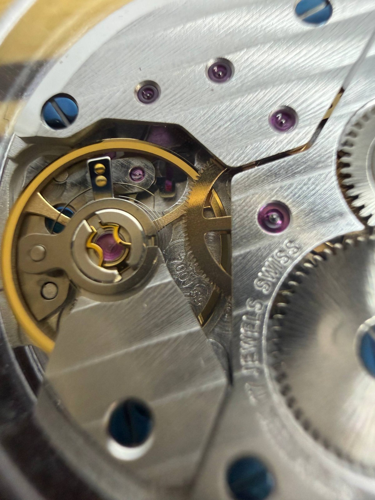 Brand New ETA Peseux cal 7001 movement Manual winding small seceond hand