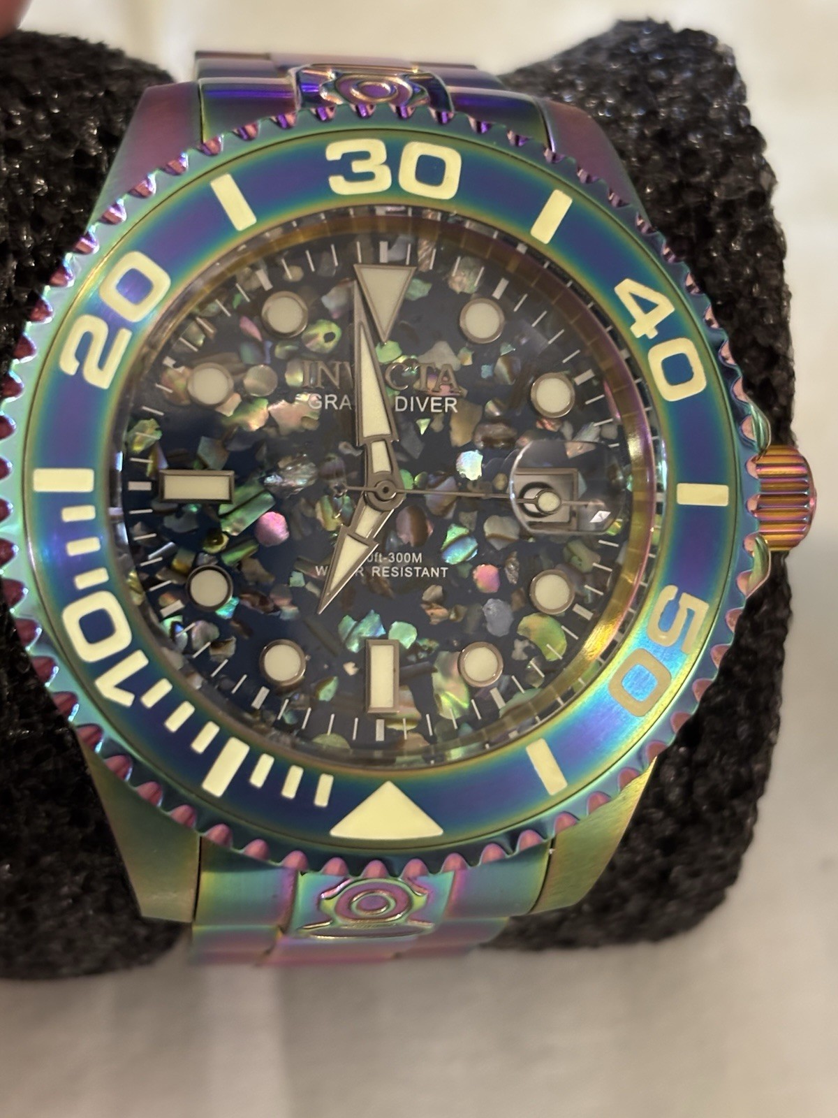 Invicta Grand Diver Men’s Automatic MOP Multicolor Dial Watch model 35760
