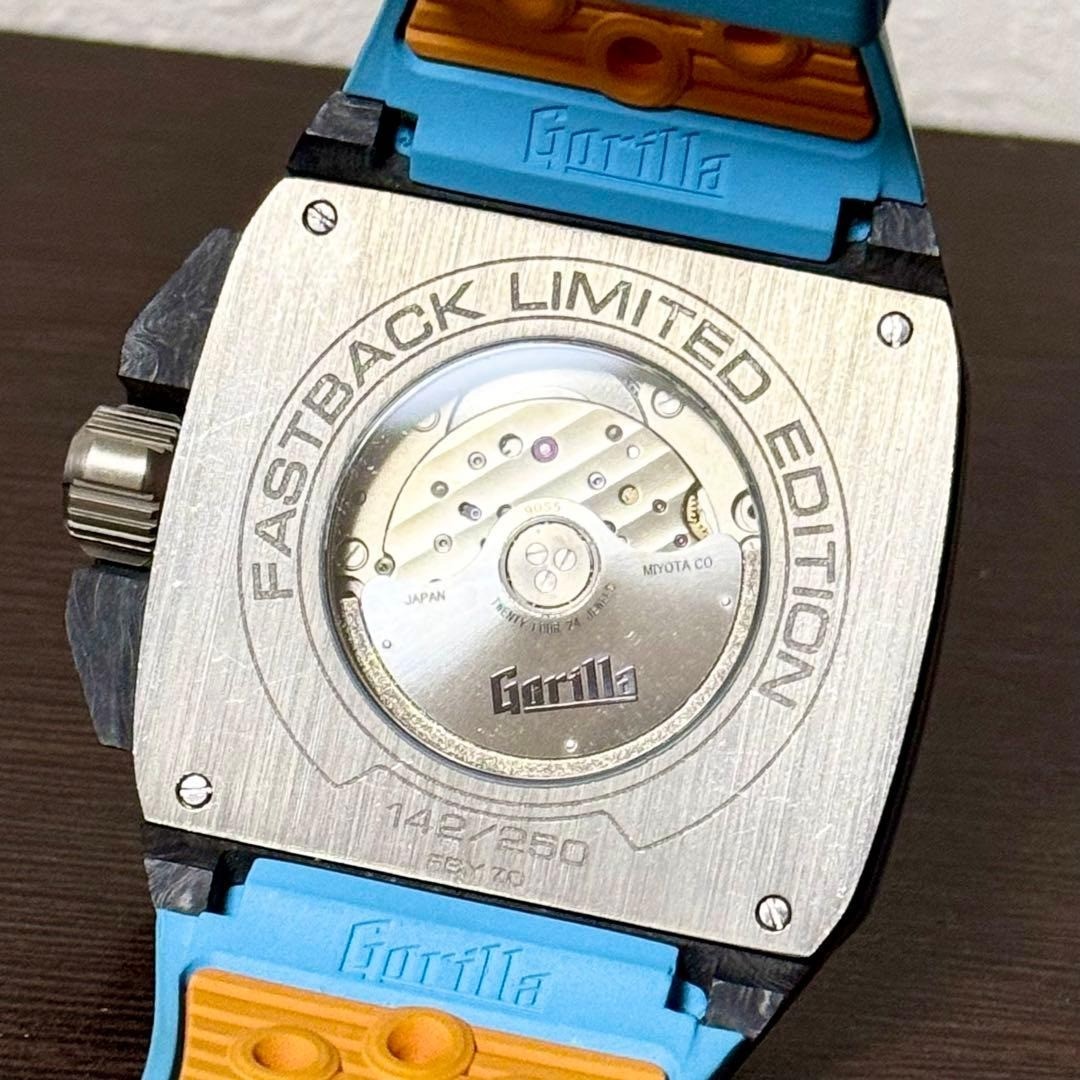 Gorilla Fastback GT Mirage Limited 250 Automatic Watch Miyota 90S5 Working Rare