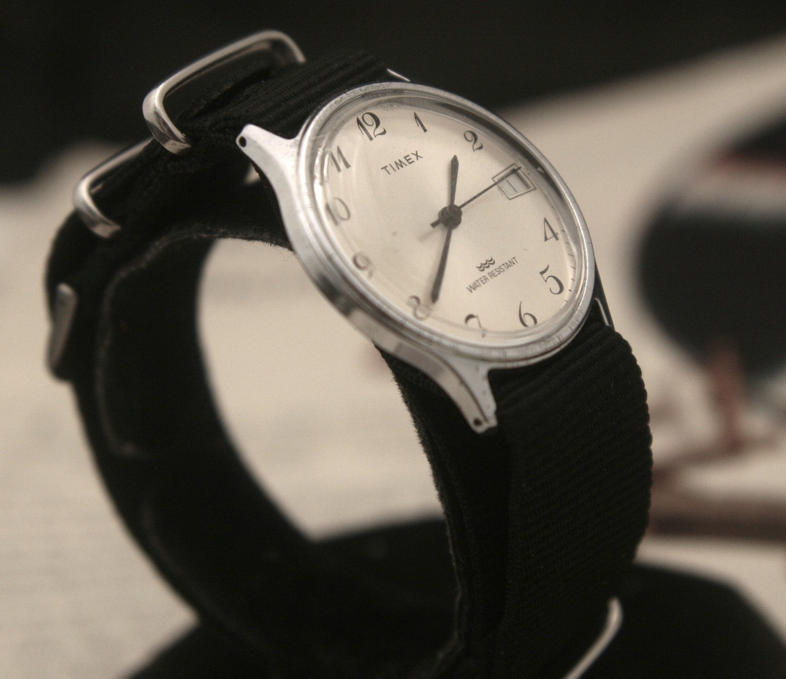 Men’s 1960’s “Old School” basic silver dial Timex manual wind wristwatch, runs