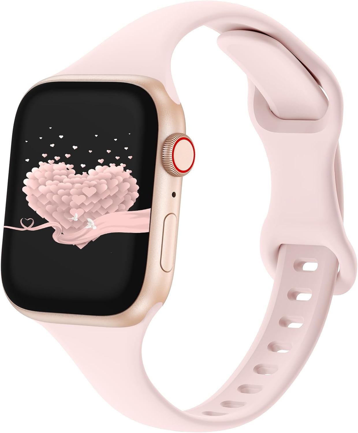 2 for 1 Silicone Sport Band for Apple Watch Series 11, 10, 9, 8, 7, 6, 5 – 1, SE