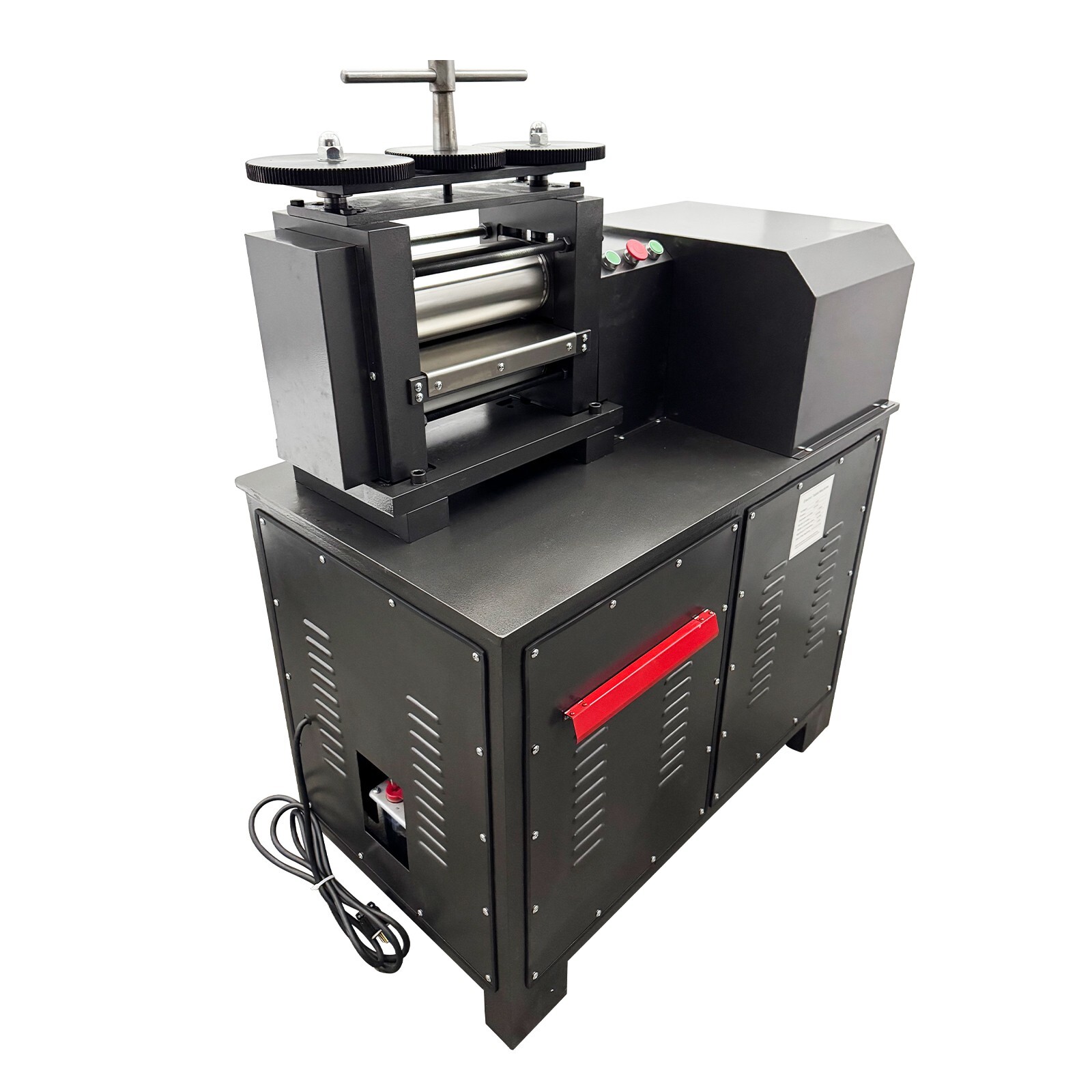 220V Single Phase Electric Rolling Mill Metal Jewelry Flake Making Machine 4000W