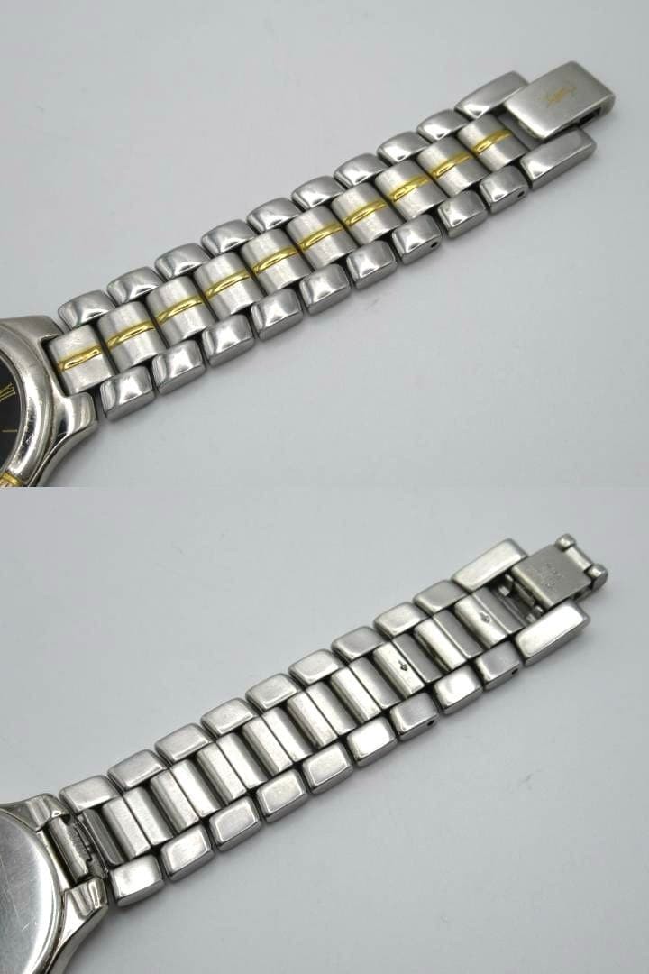 Yves Saint Laurent watch 4620-E66661Y, black dial, working condition.