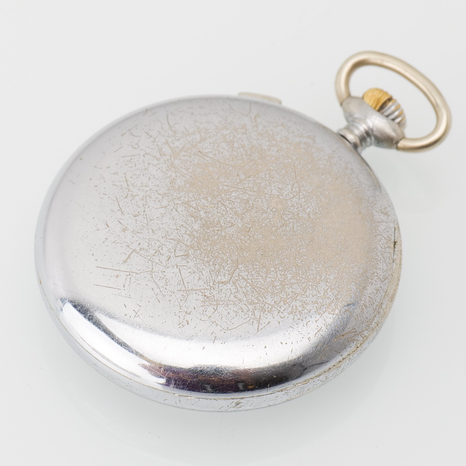 Rare Pierce Cronograph Vintage Military Pocket Watch Running Just Serviced!
