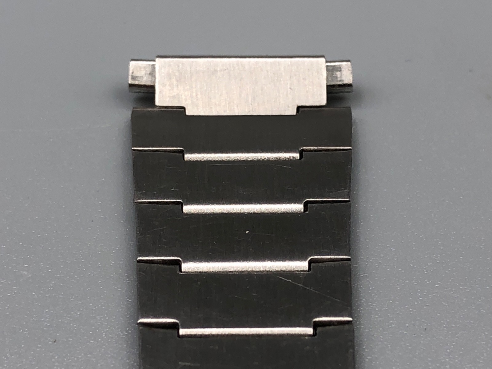 VINTAGE NOS 60s 70s STAINLESS STEEL WATCH CHRONOGRAPH BRACELET 16-21mm HEUER