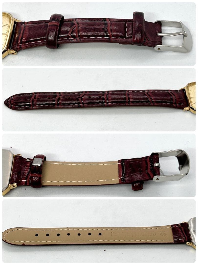 SEIKO Dolce 7731-5120 Gold Hexagon Men’s Qz Watch JAPAN Vintage 1985