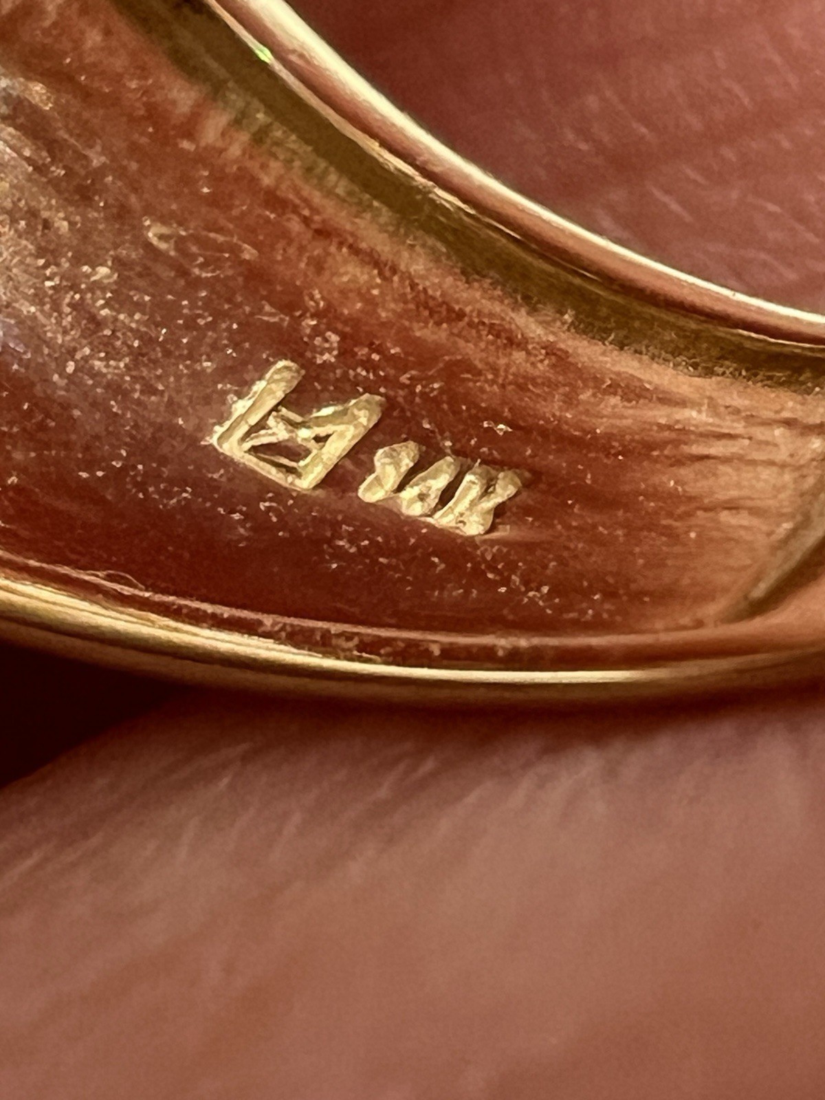 Sale GOLd Ring 14k YELLOW solid engagement Round wide thick carat size 5 ASK 4 6