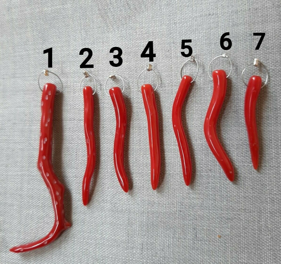 Natural Italian Red Coral Sea Loose Branches Drilled Polished Best For Jewelry