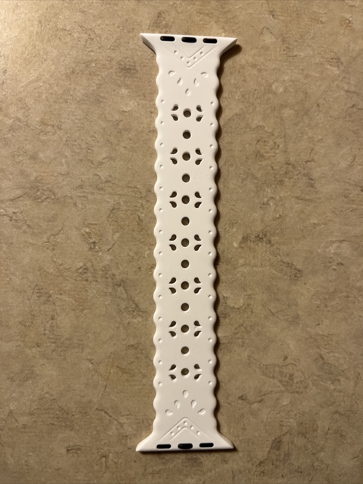 Replacement Sports Loop Band ✅ Compatible- Apple Watch ✅ 42/44/45mm ✅ White- New