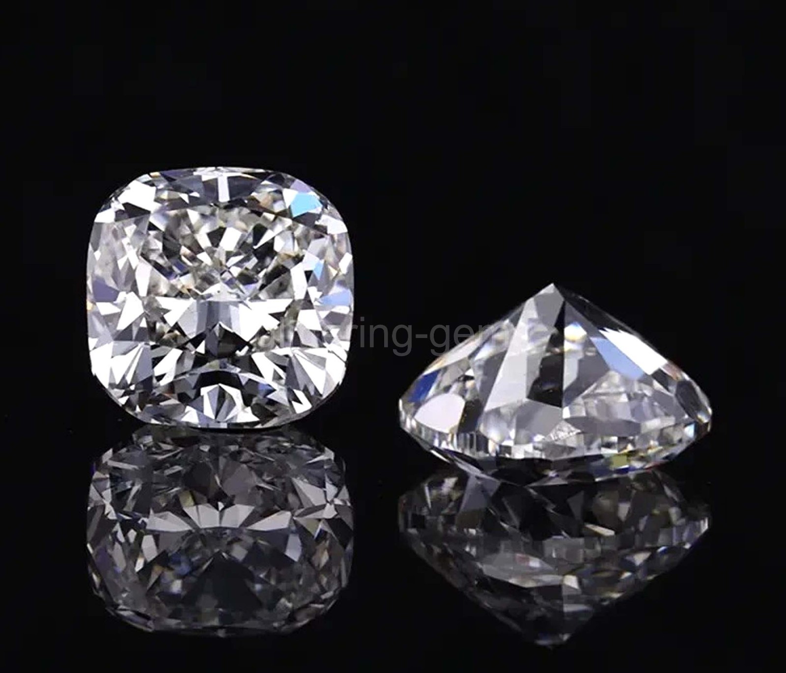 3 Ct Lab-Grown Cushion Cut D Color VVS1 Clarity Certified Loose Diamond 5JSW