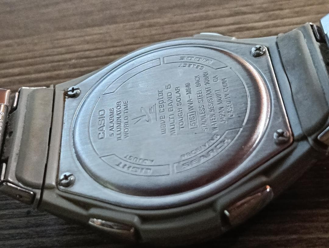 CASIO Wave Ceptor Solar Radio-Controlled Watch WVA-M640