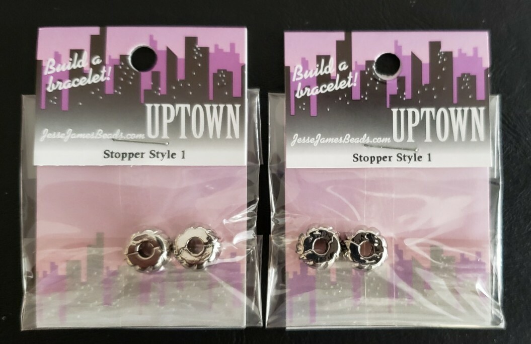 Jesse James Beads Uptown Stopper Style 1 2 pieces x 2 packages (4 pieces total)