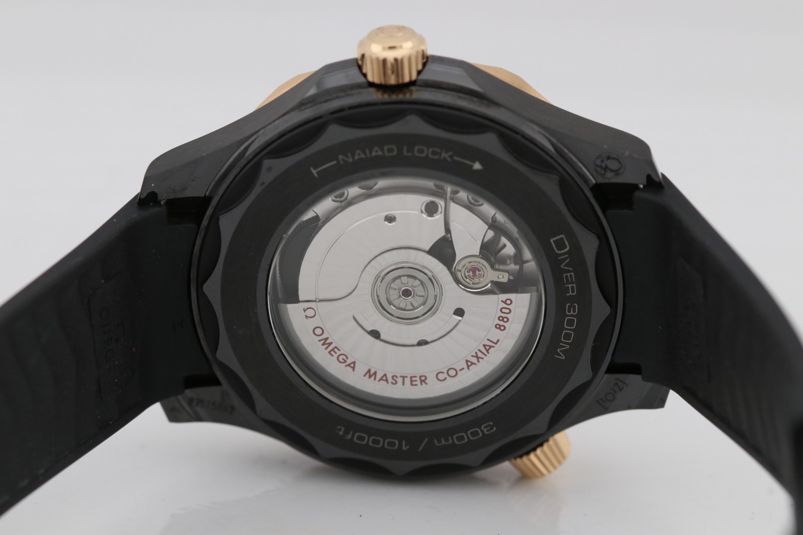 Omega Seamaster Diver 300m Black Ceramic RG 43.5mm Watch 210.62.44.20.01.001