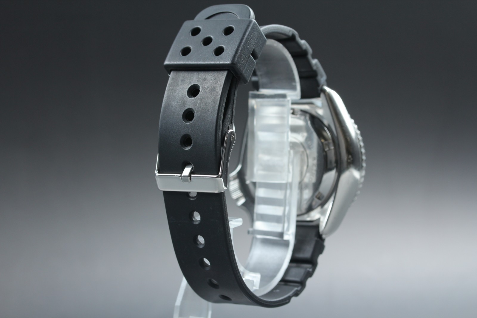 [Near MINT] Seiko 7S26-0020 SKX007 Black 200mm Divers AT Men’s Watch From JAPAN