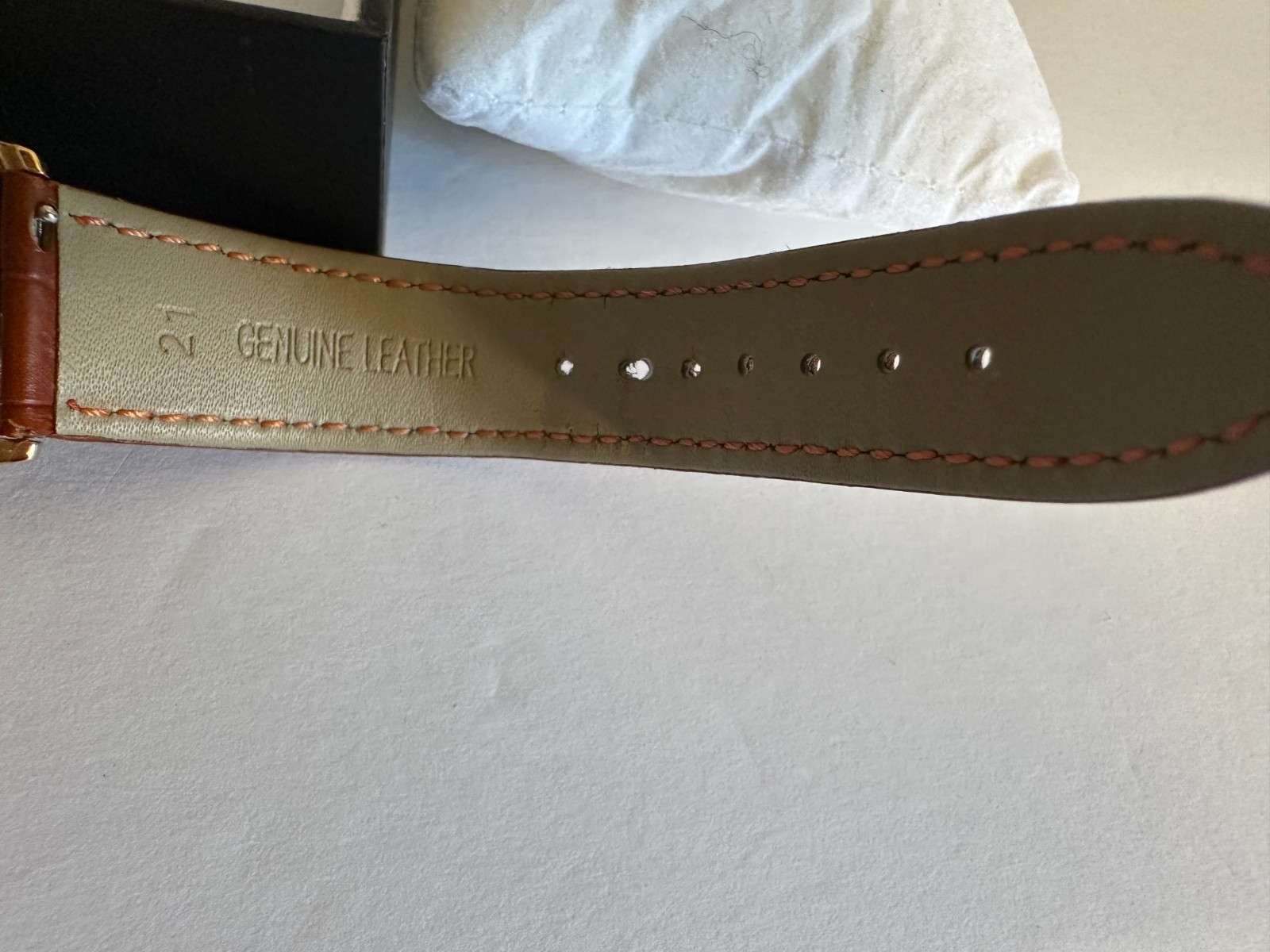 Orient Bambino FAC00002W0 Automatic Watch Gold Case Box Papers Excellent