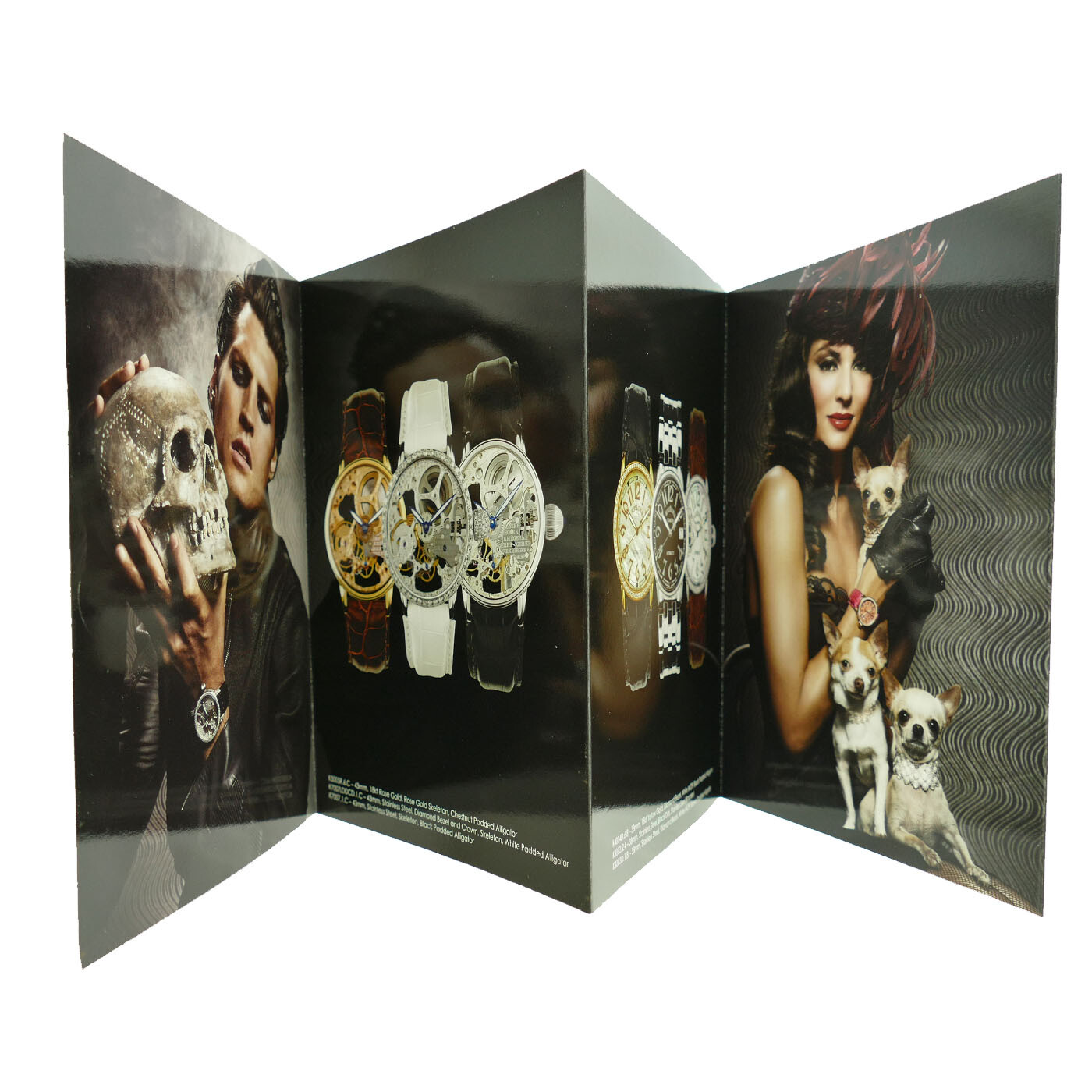 KRIEGER CHRONOMETRES SUISSES WATCH COLLECTION 5-FOLD CATALOG