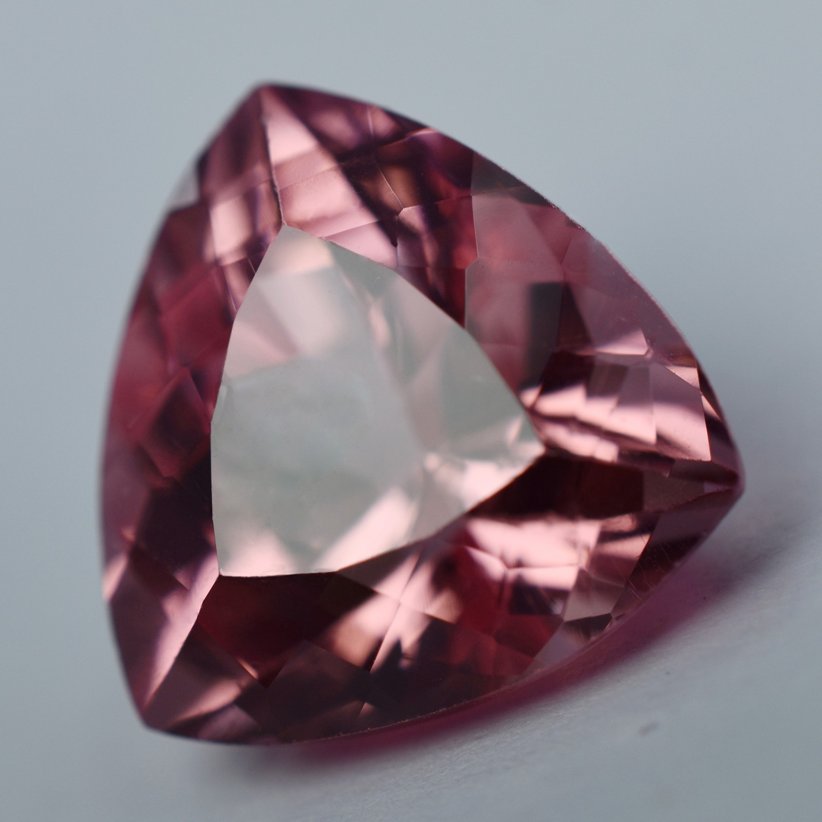 Trillion Cut 11.70 Ct Natural Padparadscha Sapphire CERTIFIED Loose Gemstone